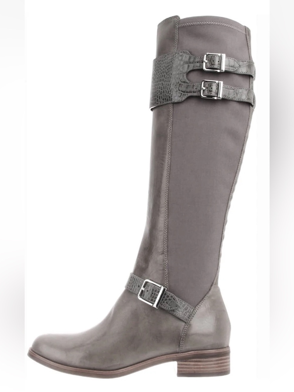 NEW Cole Haan Tennley Tall Knee-High Buckle Riding Boots Equestrian 9.5 Leather